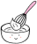 かわいい泡立てた生クリーム２