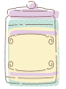 ゆるい手書き風　キャンディポット