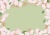 花フレーム＿桜＿和風＿抹茶