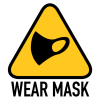 マスク着用の注意マーク