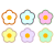 お花のワッペンセット
