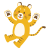 ジャンプするとら２（2022・寅年）