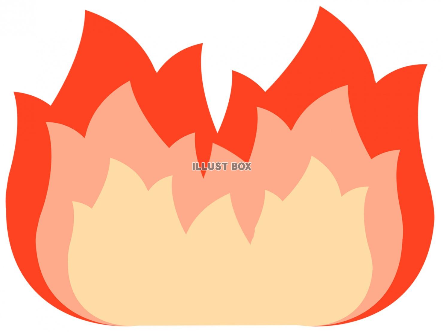 火炎背景素材イラストシンプル壁紙画像