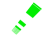 緑色の絵の具のシルエット