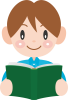 読書をする少年