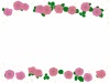 薔薇　バラ　花　フレーム