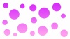 水玉グラデーションパターン(ピンクと紫)