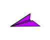 紙飛行機(紫)