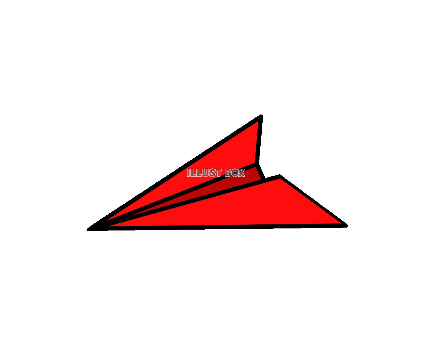 紙飛行機(赤)