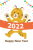 ゴールするトラの年賀状2022寅年