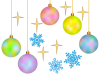 オーナメント壁紙クリスマス背景素材イラスト。透過png