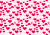 かわいいハート柄