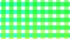 緑のチェックパターン