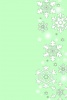 シンプルな雪もようのカード