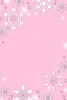 シンプルな雪もようのカード