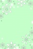シンプルな雪もようのカード