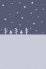 シンプルな降雪の風景のイラスト
