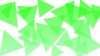 三角パターン背景(緑)