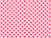 ピンク茶色ストライプと白赤ハートパターン