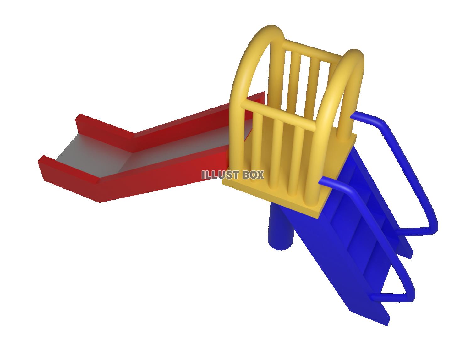 すべり台（3DCG・透過PNG）のアイコン