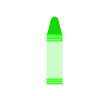 緑のクレヨン
