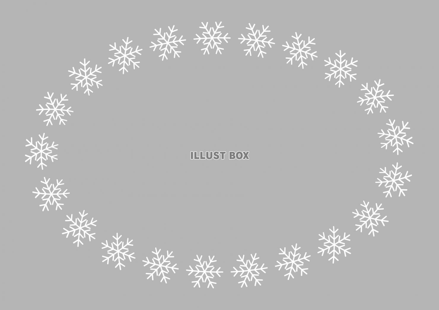 10_枠_雪・楕円