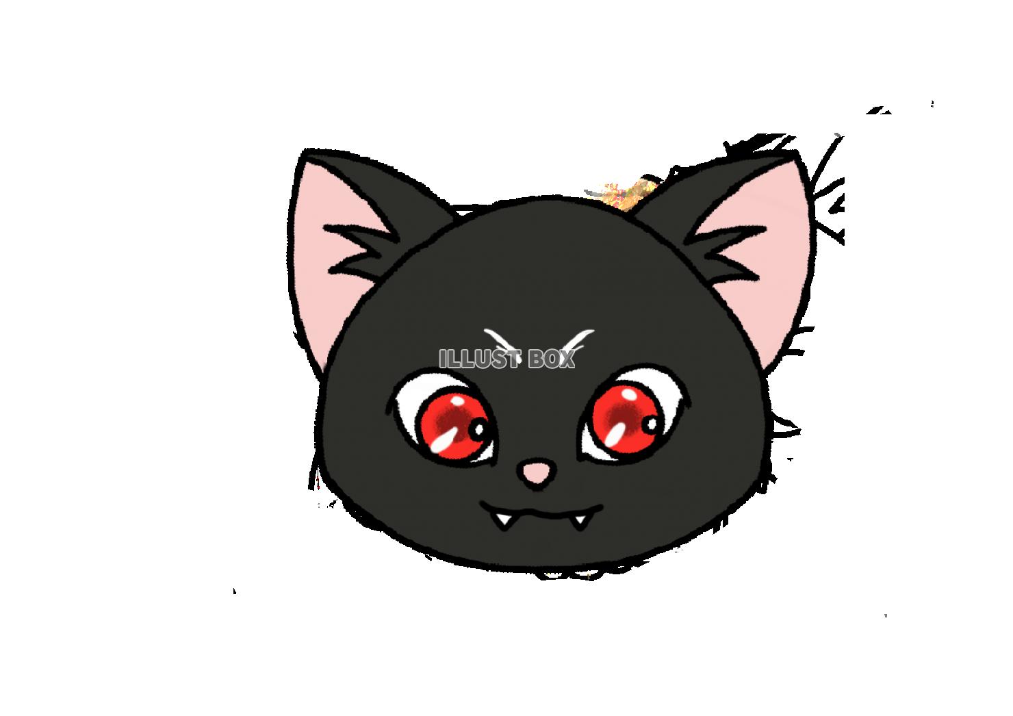 無料イラスト 猫アイコン うちの子 黒猫