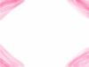 水彩タッチピンク色の四隅フレーム背景素材