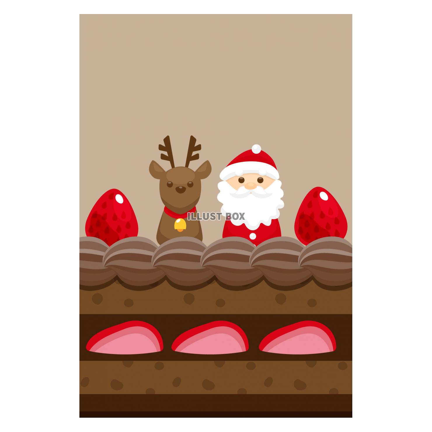 クリスマスケーキのポストカード2