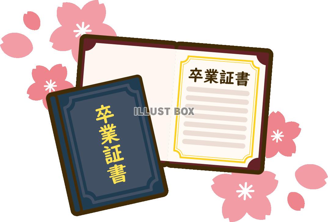 本型の卒業証書