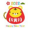 トラだるま2022　透過png