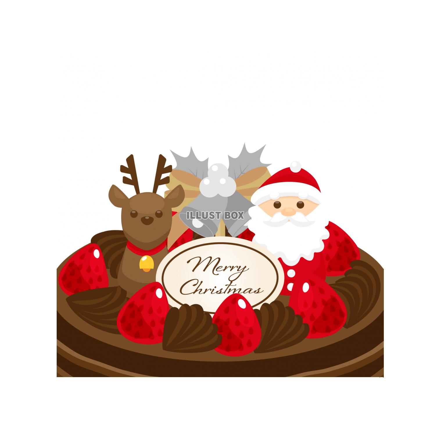 クリスマスケーキのカード4