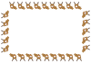 39_枠_トナカイ・長方形