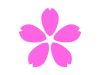 桜の花（透過PNG）のアイコン素材