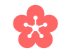 梅の花（透過PNG）のアイコン素材