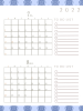 ２０２２年　TODOリストのあるシンプルなカレンダー（７，８月）