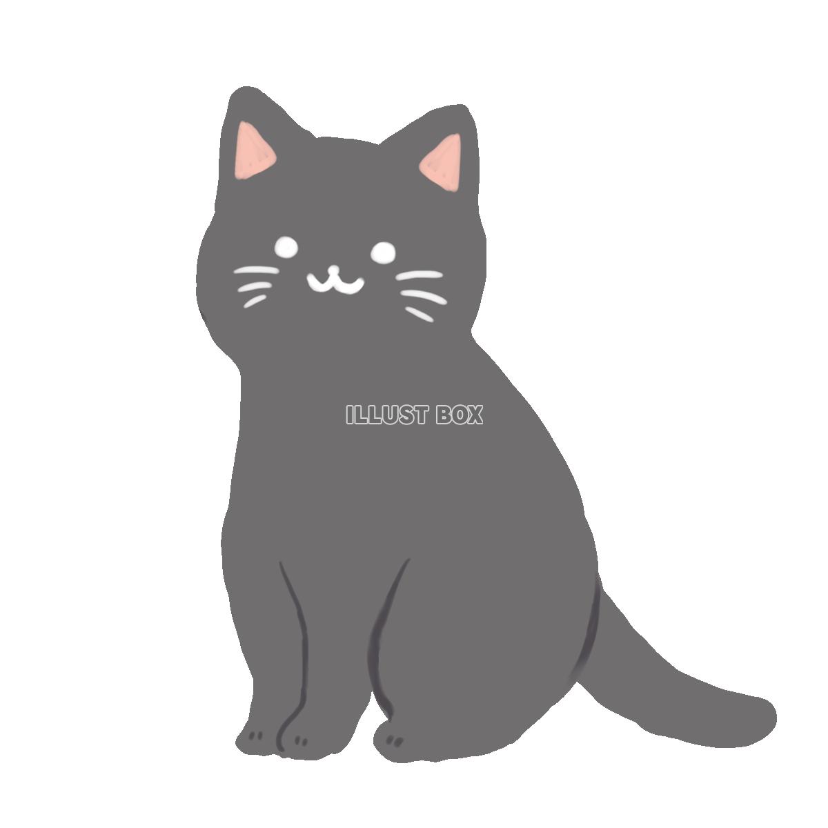 無料イラスト ねこイラスト黒猫