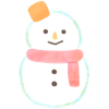 雪だるまイラスト