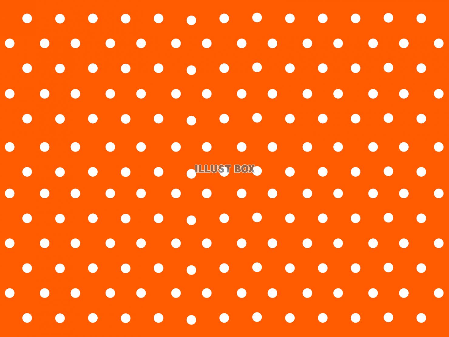 オレンジ色のドット背景