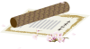 卒業証書と桜（透過PNG）