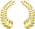 透過png画像金色ゴールド豪華葉キラキラ月桂樹エンブレムランキング表彰アワードアイコンチラシ広告用無料イラストフリー素材