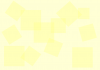 パステルカラーの正方形の模様１　黄色