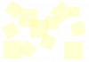 パステルカラーの正方形の模様２　黄色