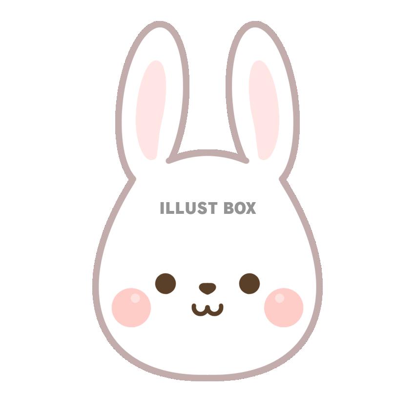 うさぎ・顔
