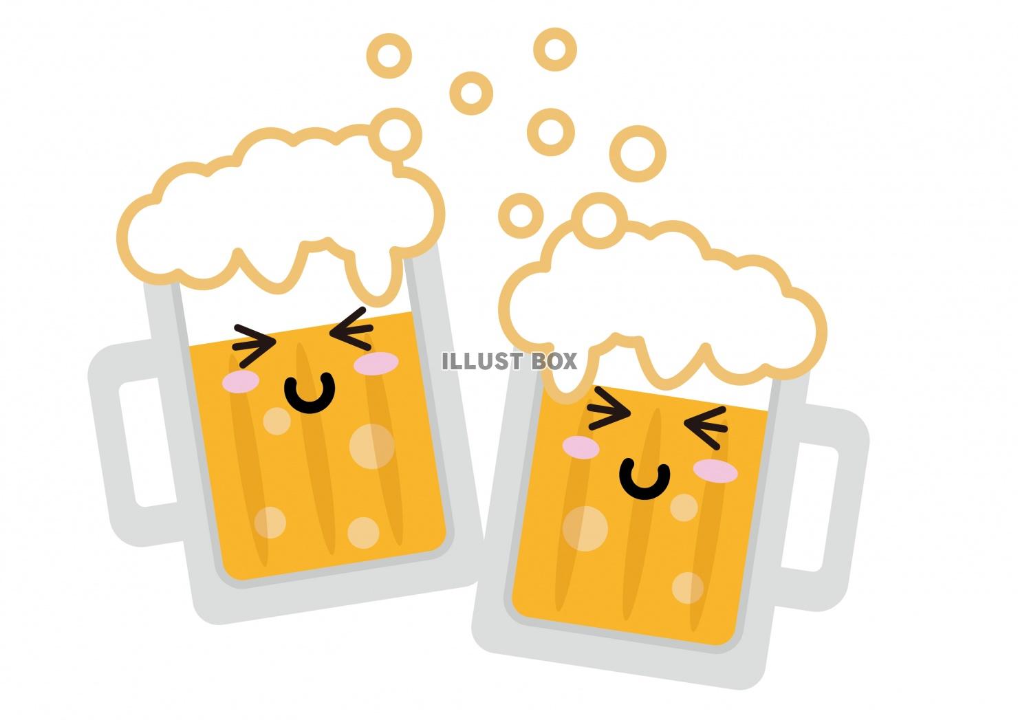 ビール イラスト無料