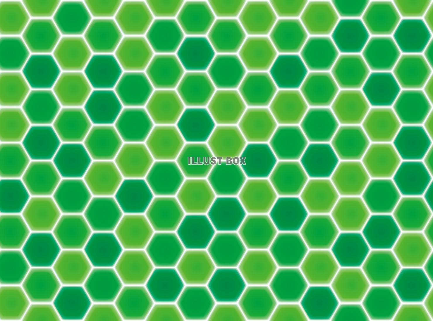多角形のグリッド　デジタルのイメージ壁紙 グリーン