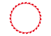 5_枠_ハート・赤・正円