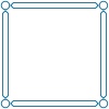 易しいフレームシンプル飾り枠背景イラスト