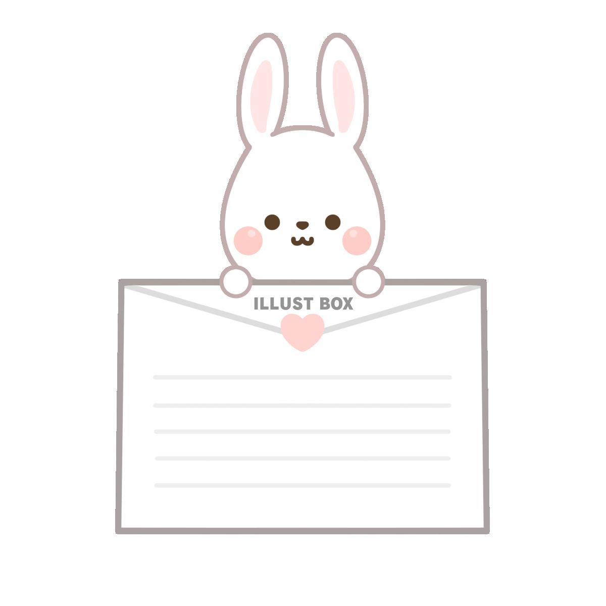 うさぎ・メッセージカード