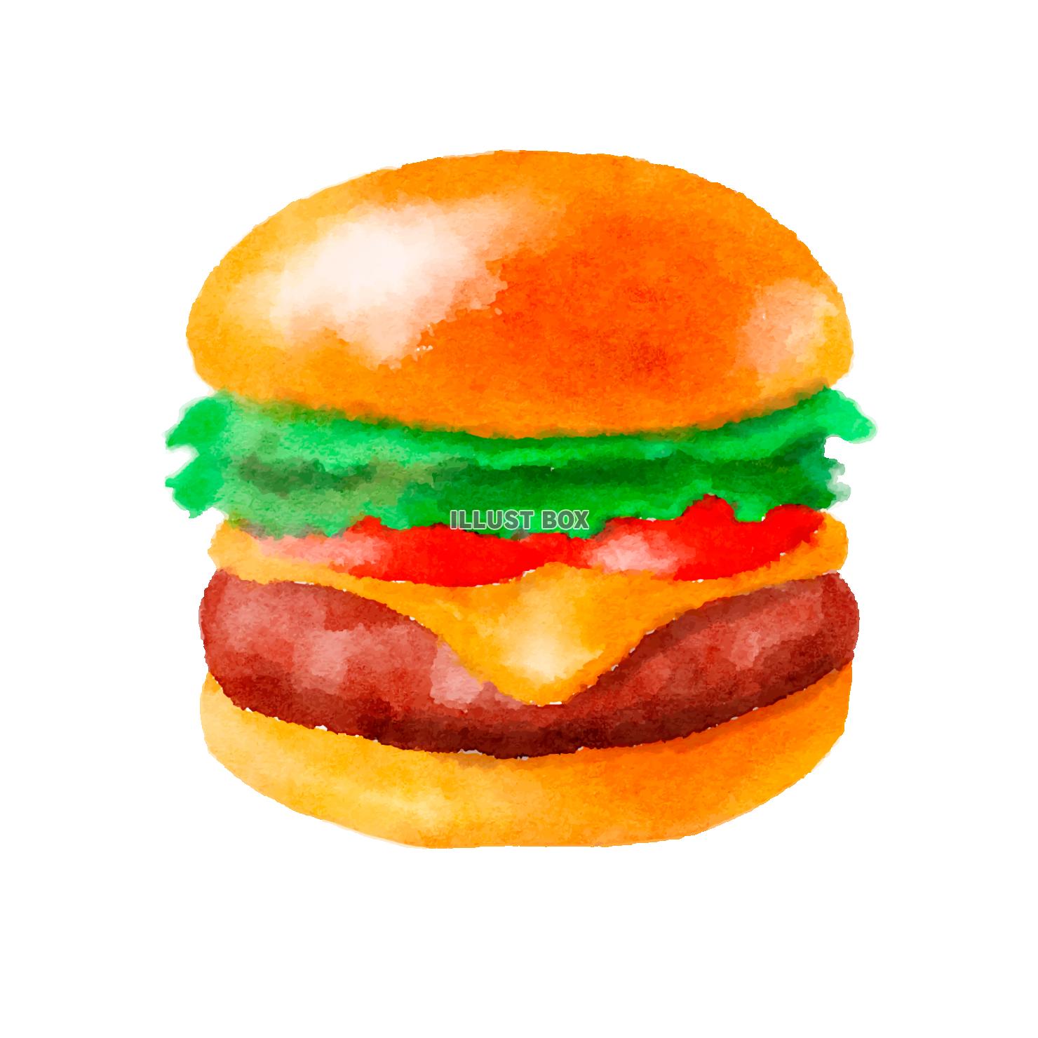 ハンバーガー イラスト無料